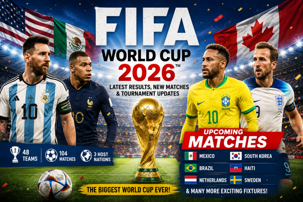 FIFA World Cup 2026: Latest Results, New Matches and Tournament Updates