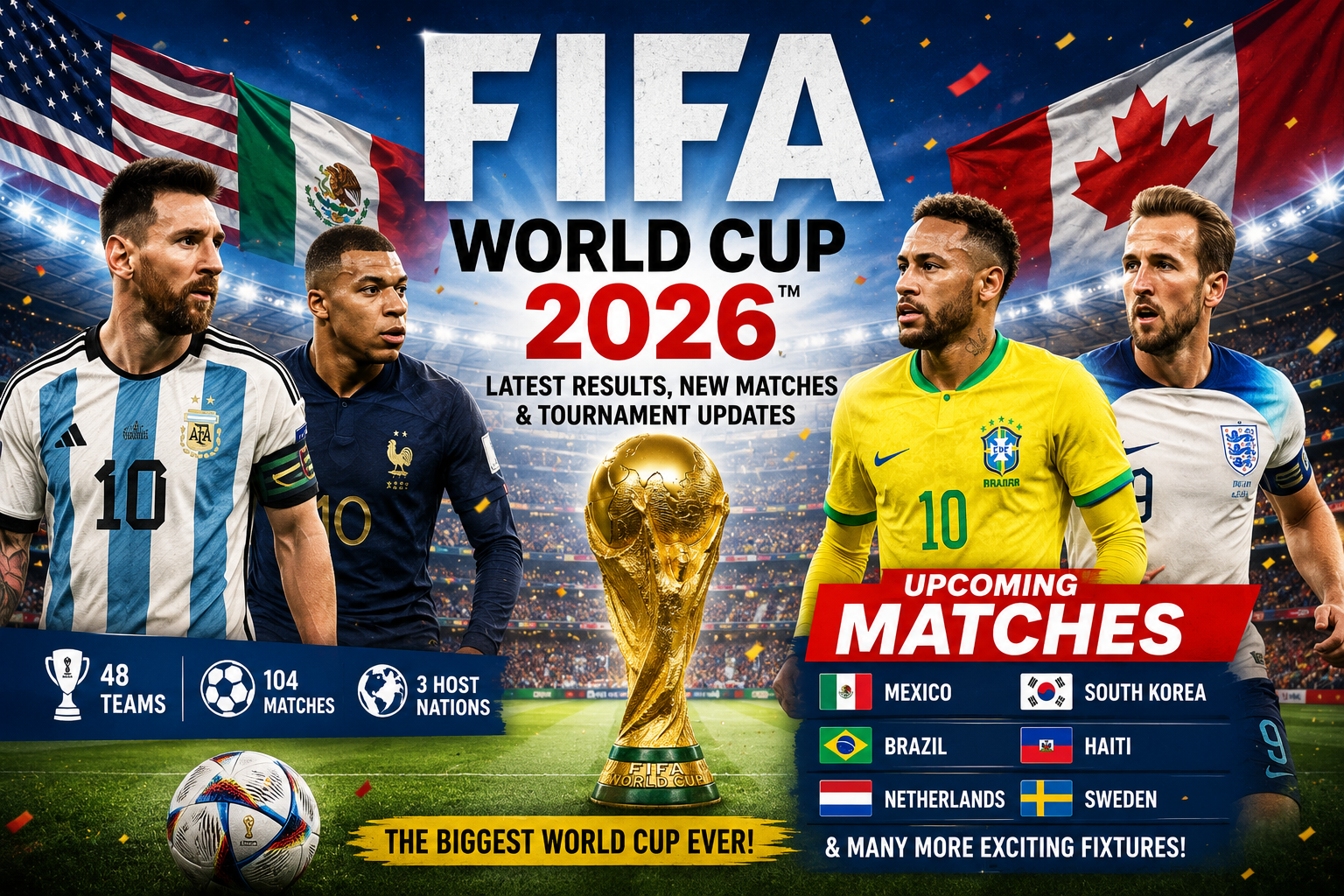 FIFA World Cup 2026: Latest Results, New Matches and Tournament Updates