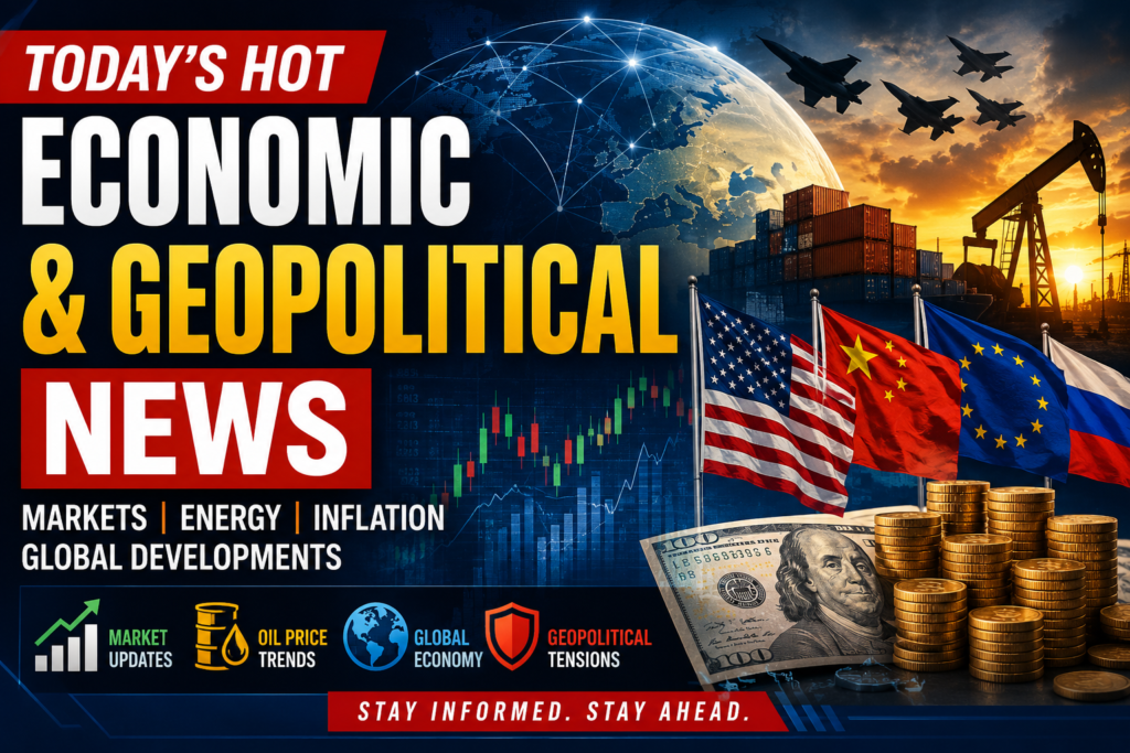 Today&rsquo;s Hot Economic and Geopolitical News: Markets, Energy and Global Power Shifts