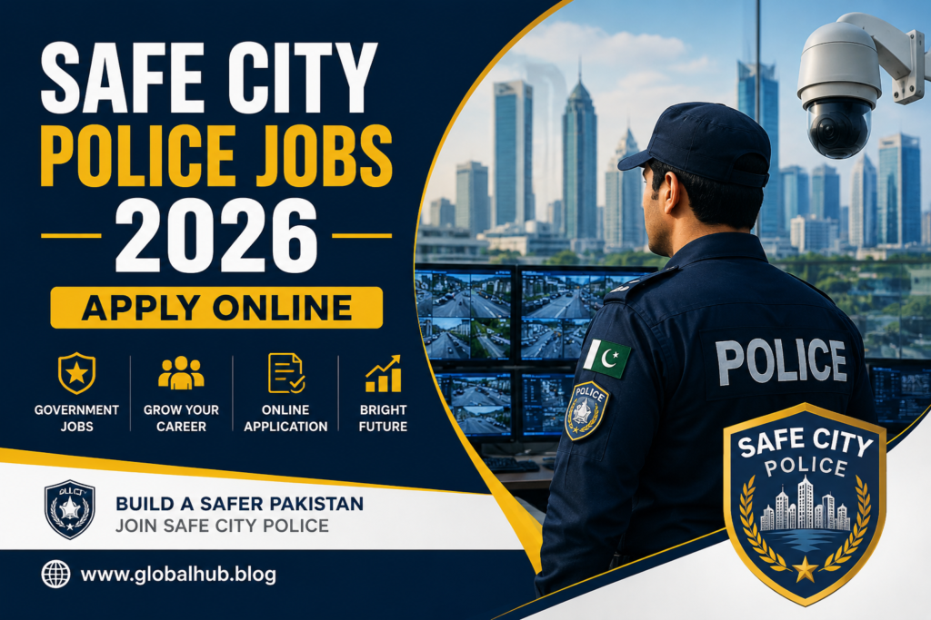 Safe City Police Jobs 2026 &ndash; Apply Online | Latest Government Jobs in Pakistan